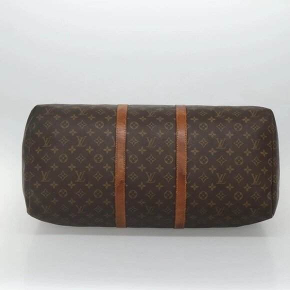 LOUIS VUITTON Monogram Keepall 55 Boston Bag M41424 LV Auth BD1436 - Picture 7 of 16
